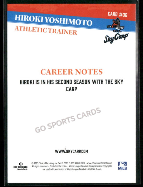 2025 Beloit Sky Carp Hiroki Yoshimoto