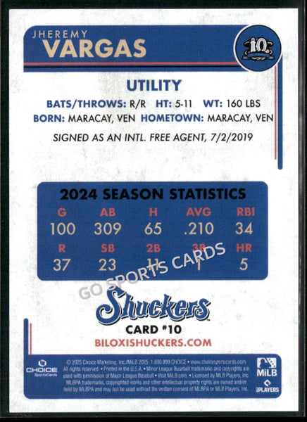 2025 Biloxi Shuckers Jheremy Vargas