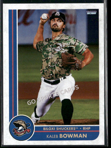 2025 Biloxi Shuckers Kaleb Bowman