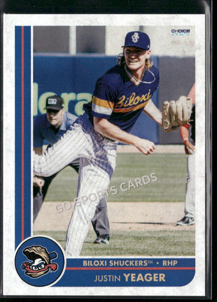 2025 Biloxi Shuckers Justin Yeager
