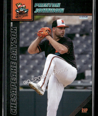 2025 Chesapeake Baysox Preston Johnson
