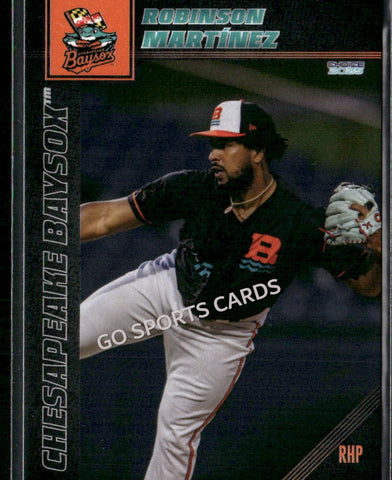 2025 Chesapeake Baysox Robinson Martinez