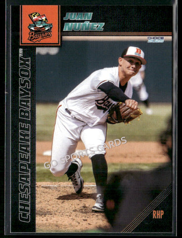 2025 Chesapeake Baysox Juan Nunez