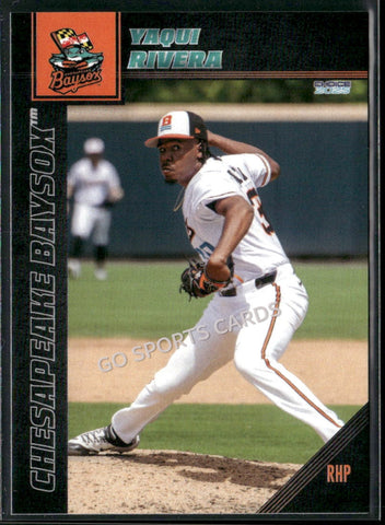 2025 Chesapeake Baysox Yaqui Rivera