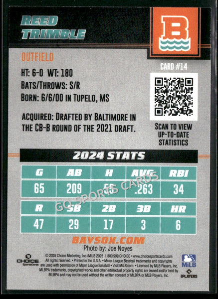 2025 Chesapeake Baysox Reed Trimble