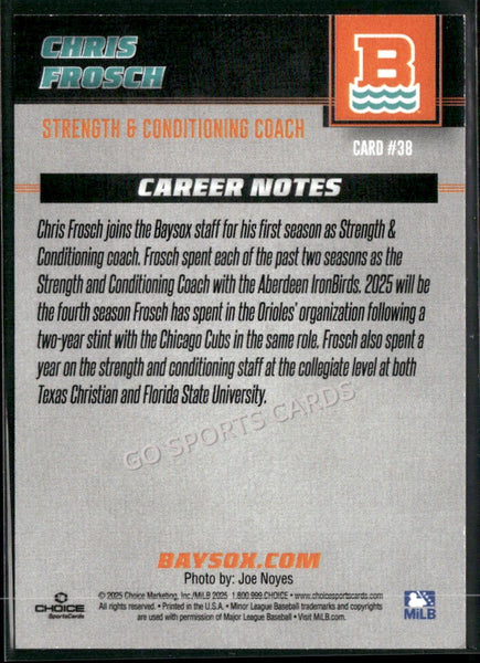 2025 Chesapeake Baysox Chris Frosch