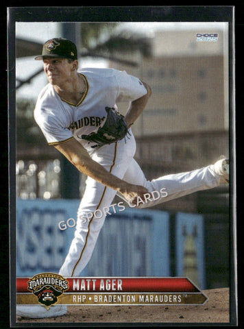 2025 Bradenton Marauders Matt Ager