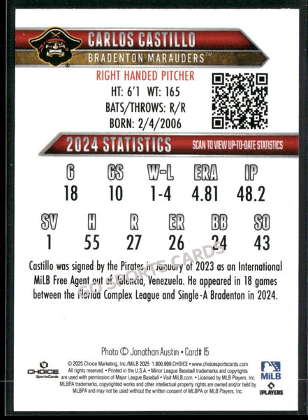 2025 Bradenton Marauders Carlos Castillo