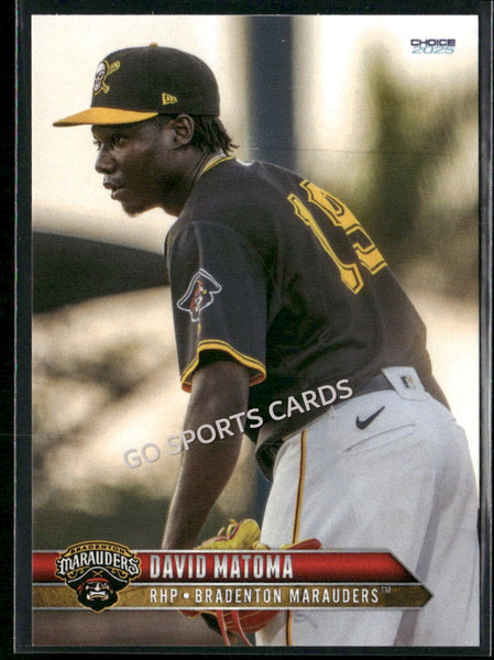 2025 Bradenton Marauders David Matoma