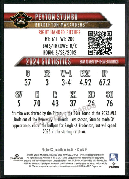 2025 Bradenton Marauders Peyton Stumbo