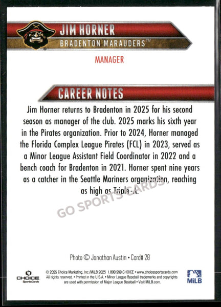 2025 Bradenton Marauders Jim Horner