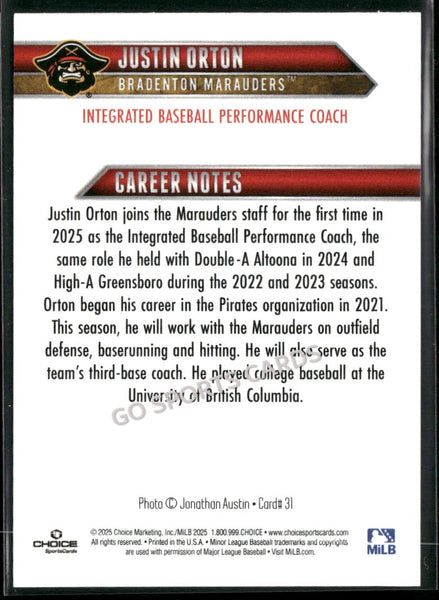 2025 Bradenton Marauders Justin Orton