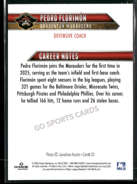 2025 Bradenton Marauders Pedro Florimon