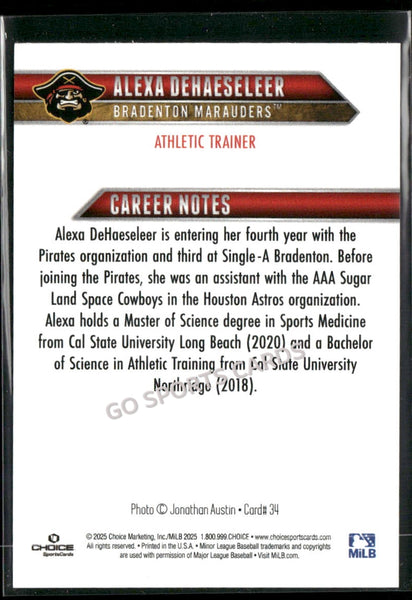2025 Bradenton Marauders Alexa Dehaeseleer