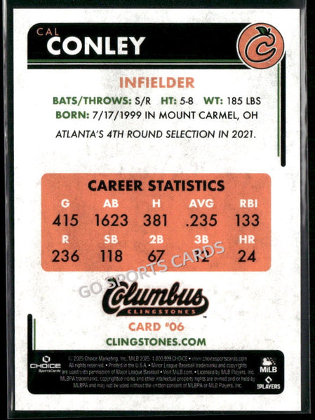 2025 Columbus Clingstones Cal Conley