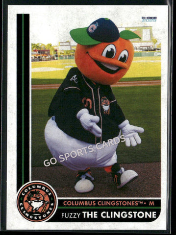 2025 Columbus Clingstones Fuzzy The Clingstone Mascot