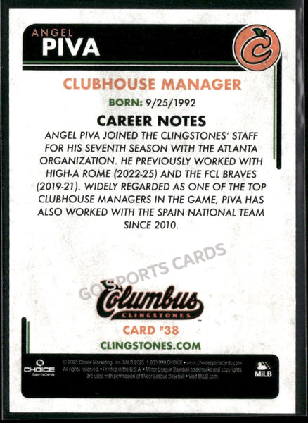 2025 Columbus Clingstones Angel Piva