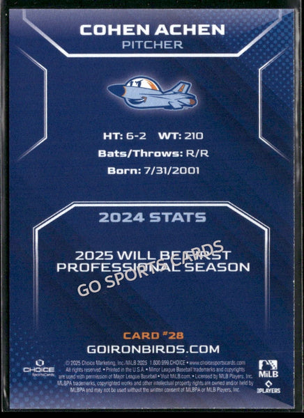 2025 Aberdeen Ironbirds Cohen Achen