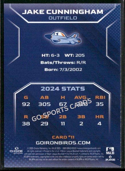 2025 Aberdeen Ironbirds Jake Cunningham