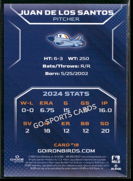 2025 Aberdeen Ironbirds Juan De Los Santos