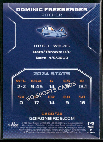 2025 Aberdeen Ironbirds Dominic Freeberger