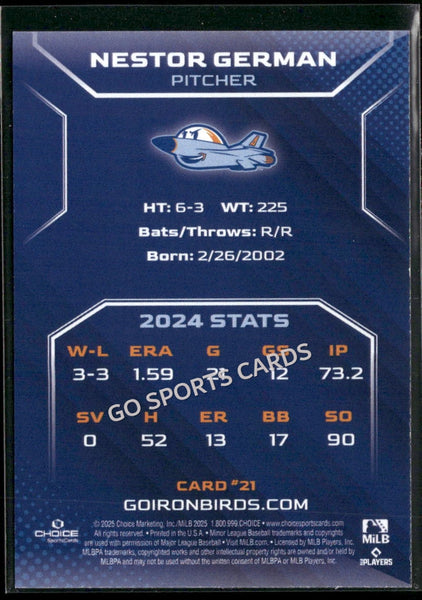 2025 Aberdeen Ironbirds Nestor German