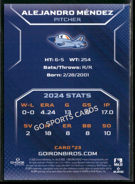 2025 Aberdeen Ironbirds Alejandro Mendez