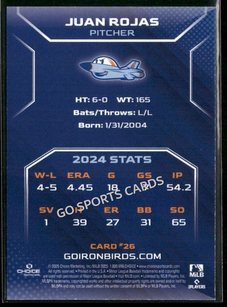 2025 Aberdeen Ironbirds Juan Rojas