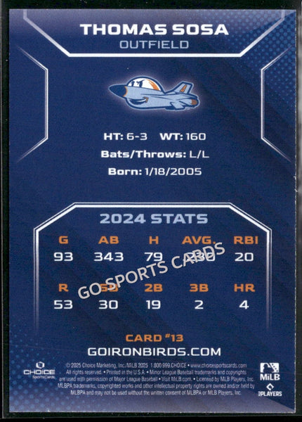 2025 Aberdeen Ironbirds Thomas Sosa