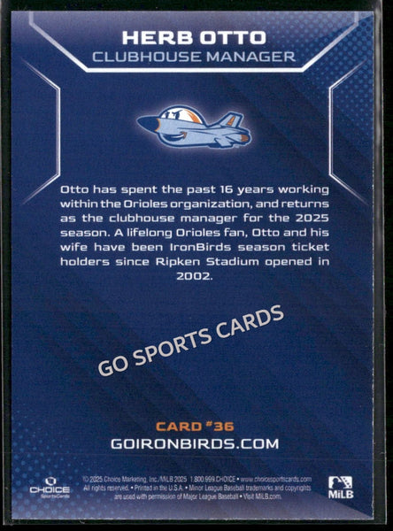 2025 Aberdeen Ironbirds Herb Otto