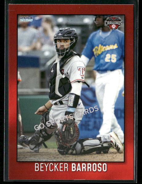 2025 Hickory Crawdads 2nd Beycker Barroso