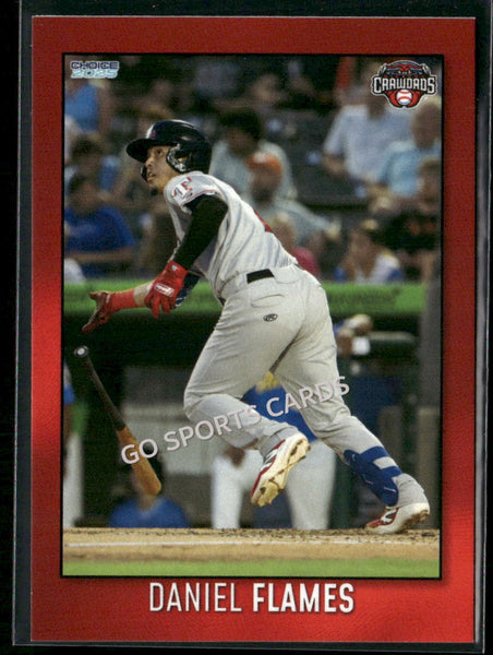 2025 Hickory Crawdads 2nd Daniel Flames