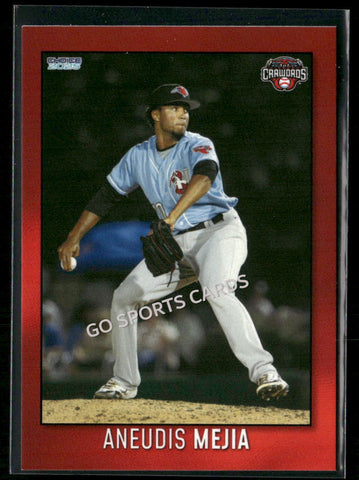 2025 Hickory Crawdads 2nd Aneudis Mejia
