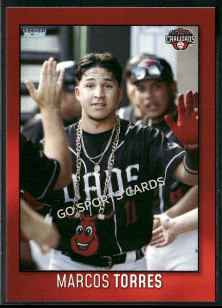 2025 Hickory Crawdads 2nd Marcos Torres
