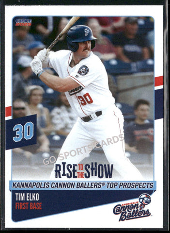 2025 Kannapolis Cannon Ballers Rise to the Show Tim Elko