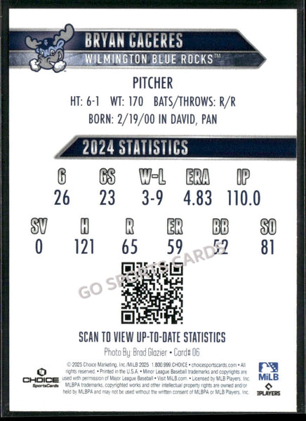 2025 Wilmington Blue Rocks Bryan Caceres