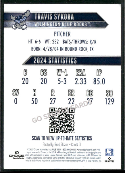 2025 Wilmington Blue Rocks Travis Sykora
