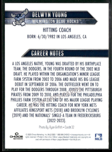 2025 Wilmington Blue Rocks Delwyn Young