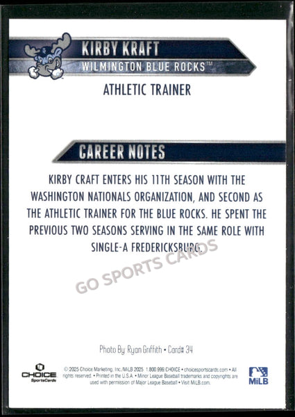 2025 Wilmington Blue Rocks Kirby Kraft
