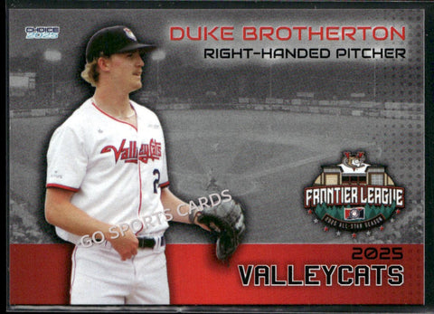 2025 Tri City ValleyCats Duke Brotherton