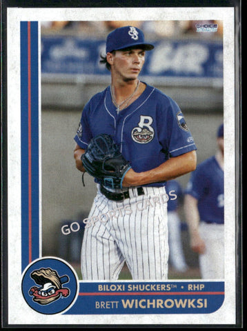 2025 Biloxi Shuckers Brett Wichrowksi Wichrowski ERROR