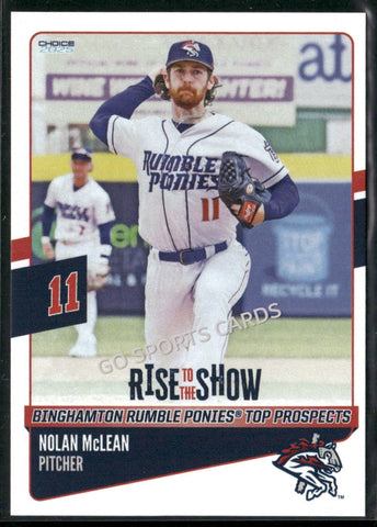 2025 Binghamton Rumble Ponies Rise to the Show Nolan McLean