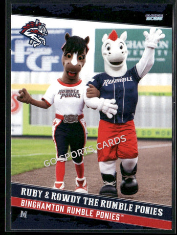 2025 Binghamton Rumble Ponies Ruby Rowdy Mascot