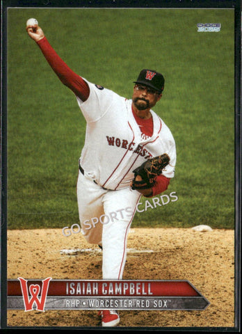 2025 Worcester Red Sox Isaiah Campbell