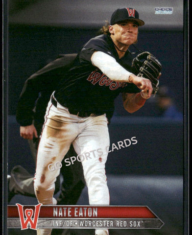 2025 Worcester Red Sox Nate Eaton