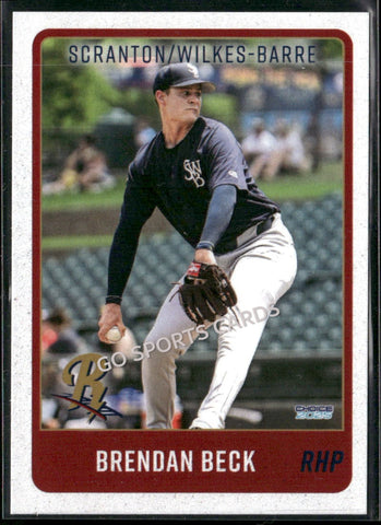 2025 Scranton Wilkes Barre RailRiders Brendan Beck