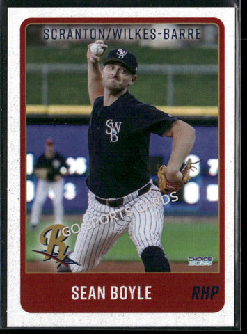 2025 Scranton Wilkes Barre RailRiders Sean Boyle