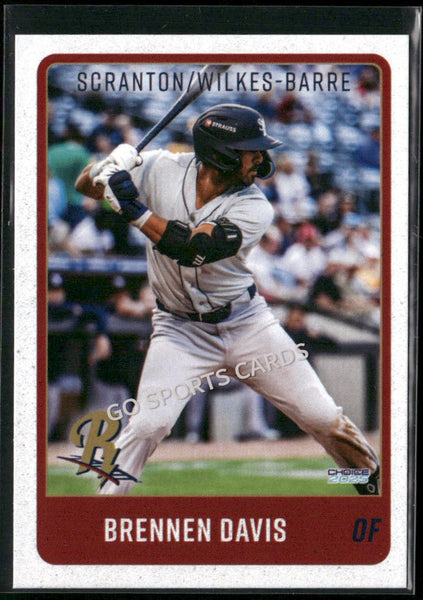 2025 Scranton Wilkes Barre RailRiders Brennen Davis