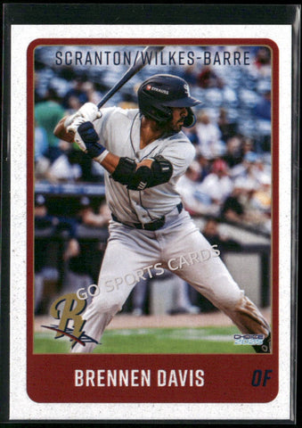2025 Scranton Wilkes Barre RailRiders Brennen Davis