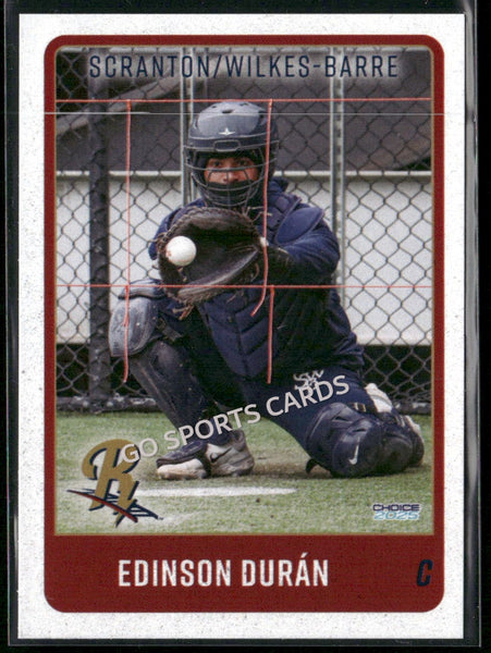 2025 Scranton Wilkes Barre RailRiders Edinson Duran